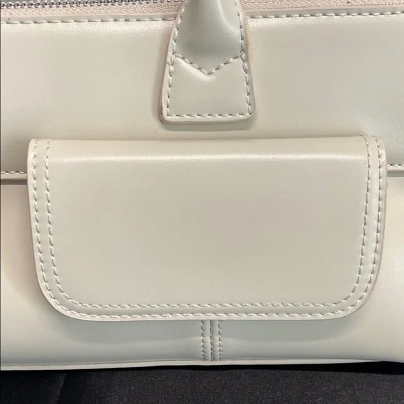 Rachel Zoe | Ivory Shoulder Bag w/ Boot Scarf - Picture 5 of 14